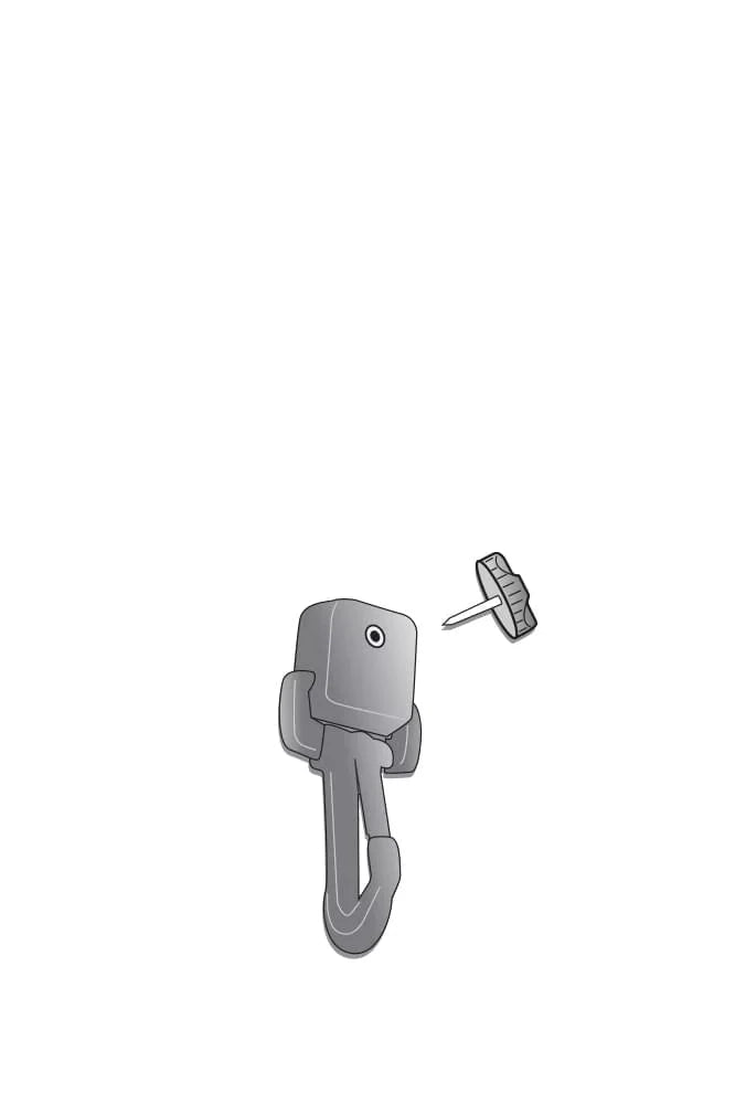 Gear Keeper Gear Keeper Fire_Safety_USA Add A Clip - Plastic Snap Clip
