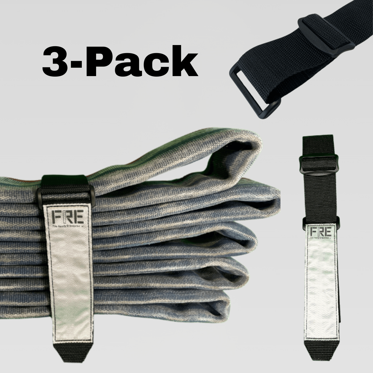 Fire Ready Enterprise Hose Accessories Fire_Safety_USA Adjustable Hose Strap – 3 Pack