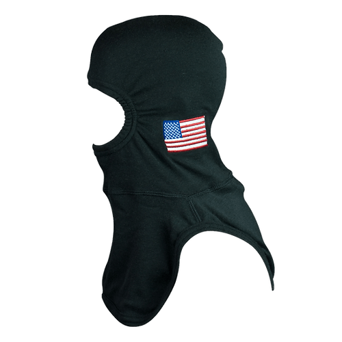 Majestic Fire Apparel Hoods Fire_Safety_USA American Flag Black PAC II P84 Hood