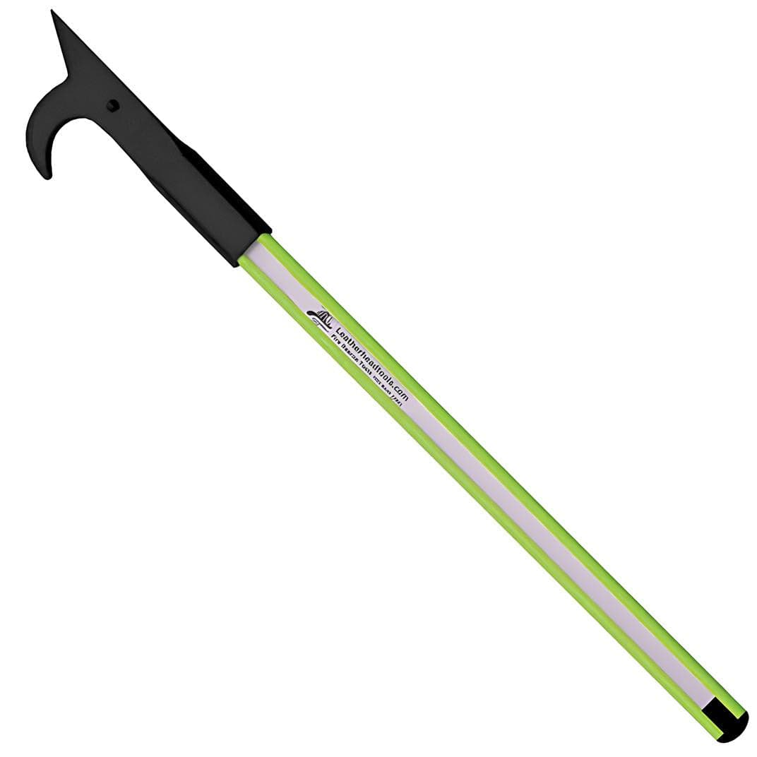 LeatherHead Tools Pike Pole Fire_Safety_USA American Hook Pike Pole Dog Bone I-Beam with Rubber Bumper