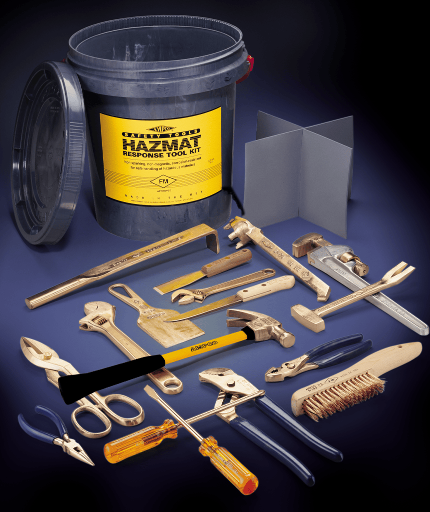 Edwards and Cromwell Tools Fire_Safety_USA AMPCO 17 Piece Haz-Mat Bucket Kit