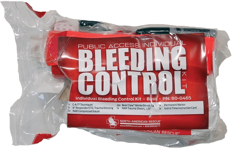 R & B Fabrication First Aid Kit Fire_Safety_USA Basic Level Bleeding Control Kit