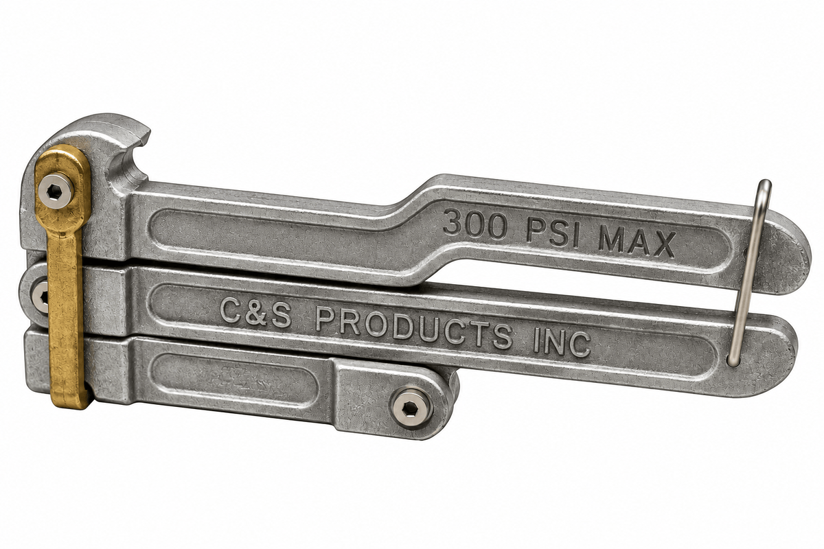 C & S Supply Hose Clamp Fire_Safety_USA Basic Wildland Hose Clamp for 1.5" and Smaller Hose
