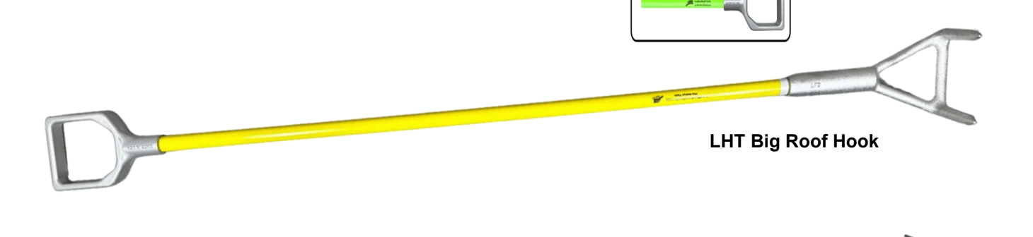 LeatherHead Tools Wildland Tools Fire_Safety_USA Big Roof Hook with D-Handle