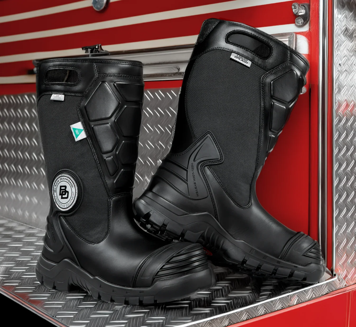 Black Diamond Boots Fire_Safety_USA Black Diamond X2 Leather Fire Boot