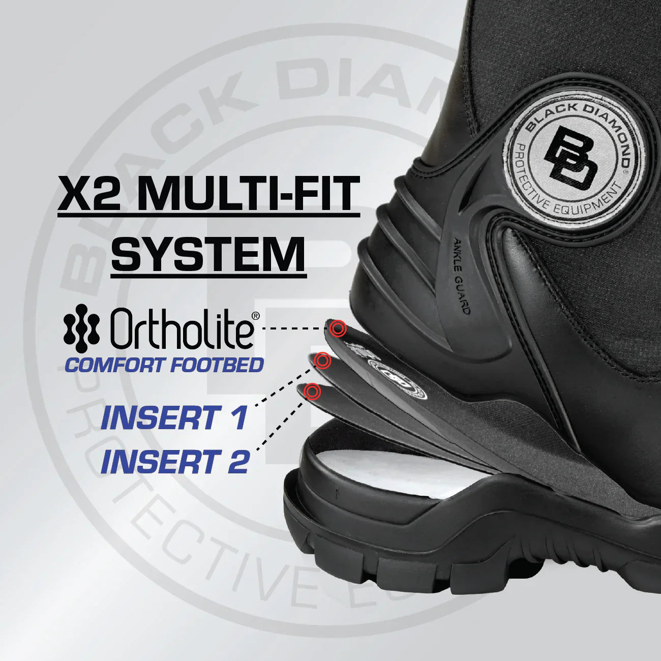 Black Diamond Boots Fire_Safety_USA Black Diamond X2 Leather Fire Boot