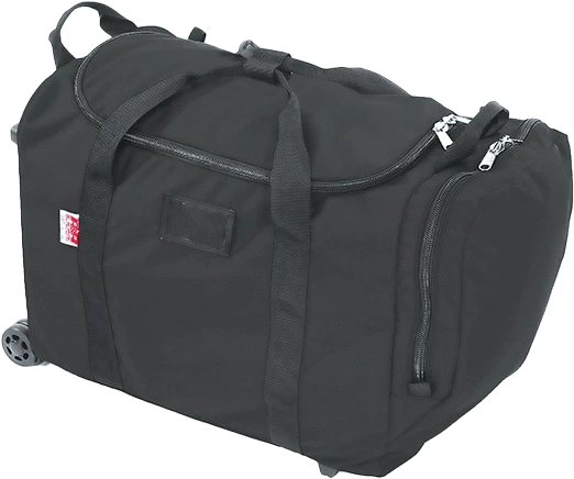 R & B Fabrication Firefighter Bags Fire_Safety_USA Black Roller Gear Bag
