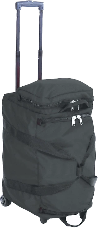 R & B Fabrication Firefighter Bags Fire_Safety_USA Black Roller Gear Bag