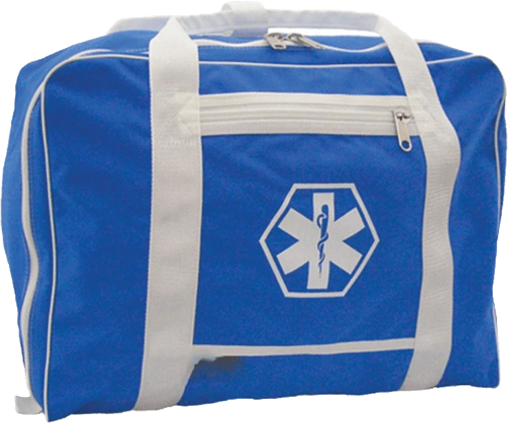 R & B Fabrication Firefighter Bags Fire_Safety_USA Blue with White Star of Life Original Turn Out Gear Bag