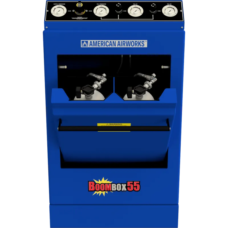 American Airworks Compressor Fire_Safety_USA BoomBox55™ 2-Position Fill Station