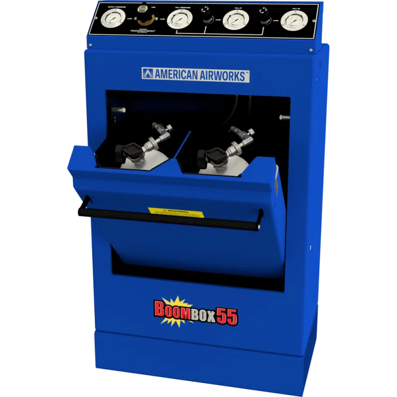 American Airworks Compressor Fire_Safety_USA BoomBox55™ 2-Position Fill Station
