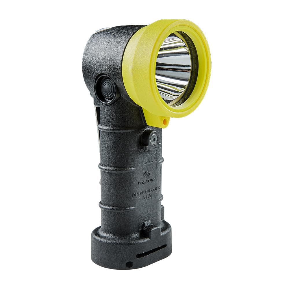 FoxFury Flashlight Fire_Safety_USA Breakthrough® BTS Right Angle Light - AA Battery Black & Yellow