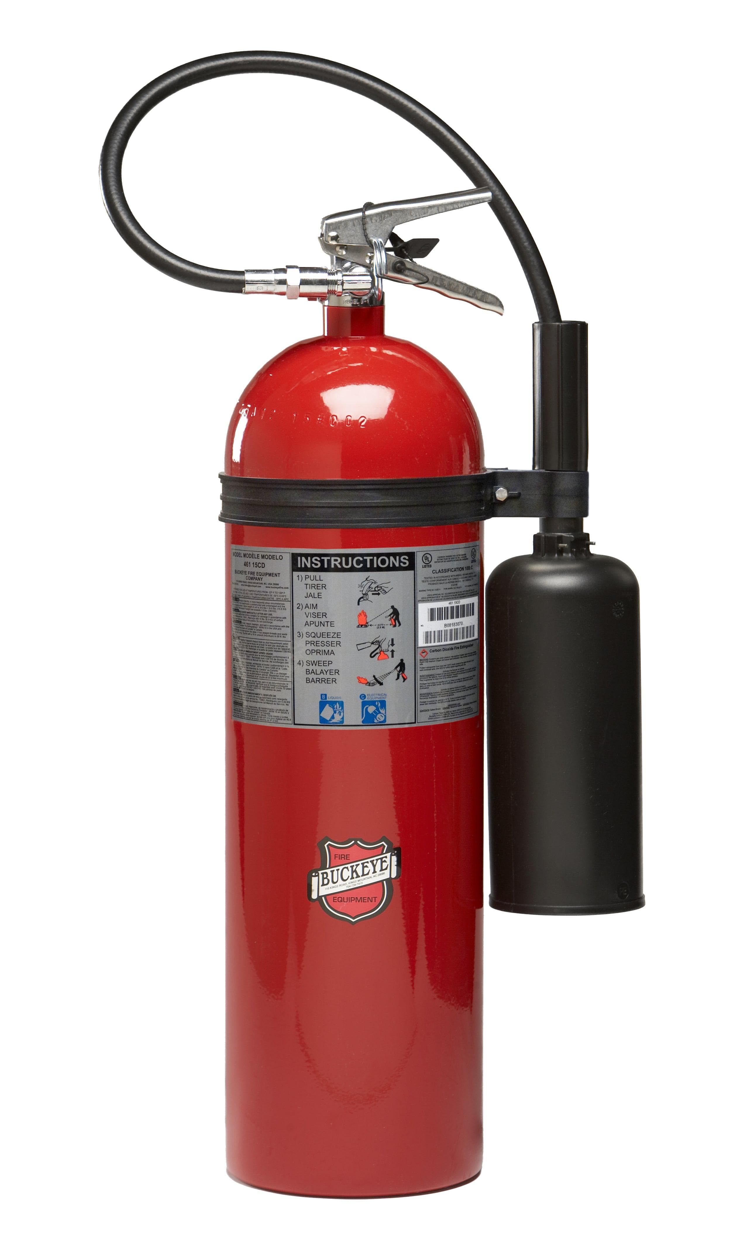 Buckeye Fire Equipment Fire Extinguishers Fire_Safety_USA Buckeye CO2 Fire Extinguishers
