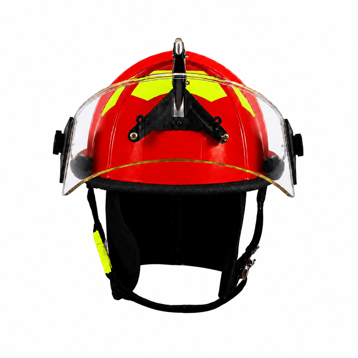 Bullard Helmet Fire_Safety_USA Bullard UST® LowRider Traditional Fire Helmet with 4" Faceshield and FireFit® Comfort System - Matte Finish