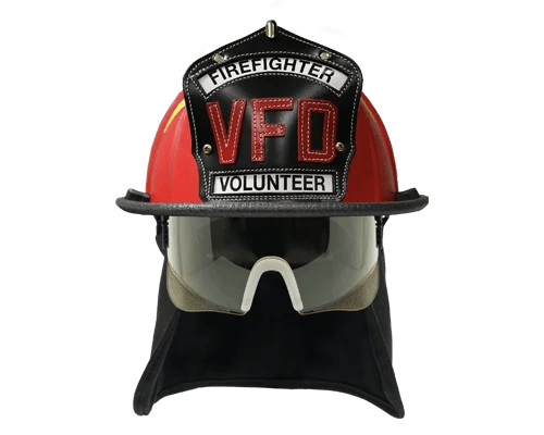 Bullard Helmet Fire_Safety_USA Bullard UST-LW Super Lightweight Fire Helmet with 6" Brass Eagle - Gloss Finish