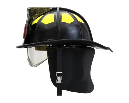 Bullard Helmet Fire_Safety_USA Bullard UST-LW Super Lightweight Fire Helmet with 6" Brass Eagle - Gloss Finish