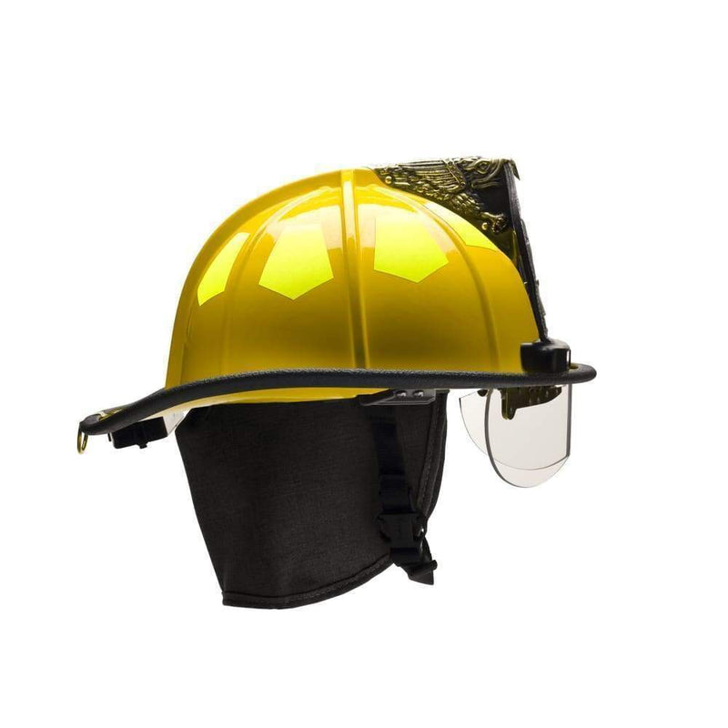 Bullard Helmet Fire_Safety_USA Bullard UST-LW Super Lightweight Fire Helmet with 6" Brass Eagle - Gloss Finish