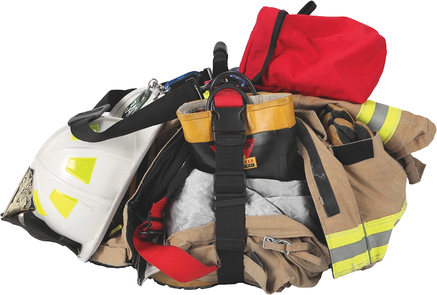 R & B Fabrication Shoulder Strap Fire_Safety_USA BUNKER BELT Turnout Gear Strap