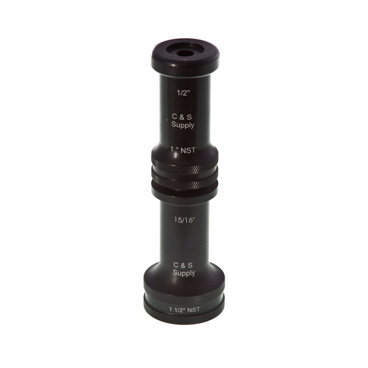 C & S Supply Nozzles Fire_Safety_USA C & S Supply 1 1/2" Double Stacked Tip tapers from 15/16" to 1/2" OUTLET