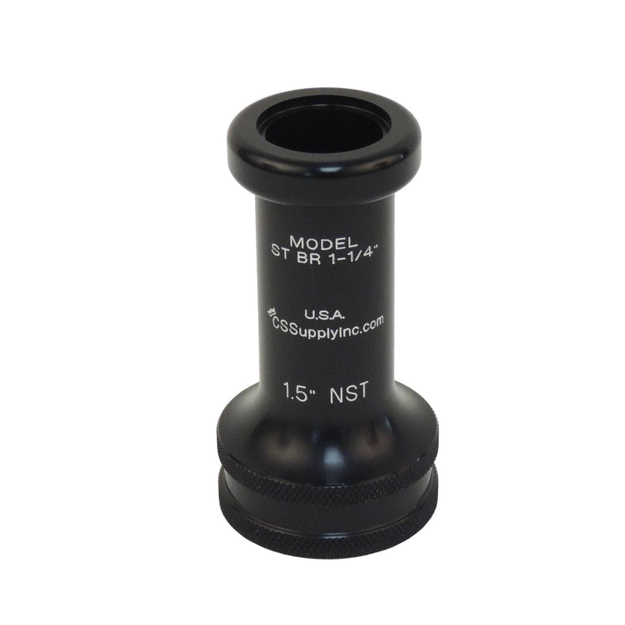 C & S Supply Nozzles Fire_Safety_USA C & S Supply 1 1/2" Straight Bore Nozzle with 1 1/4" Outlet