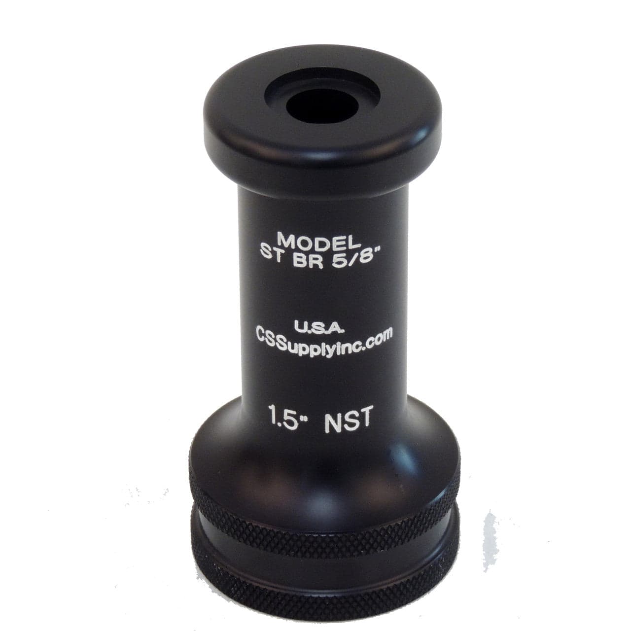 C & S Supply Nozzles Fire_Safety_USA C & S Supply 1 1/2" Straight Bore Nozzle with 5/8" Outlet