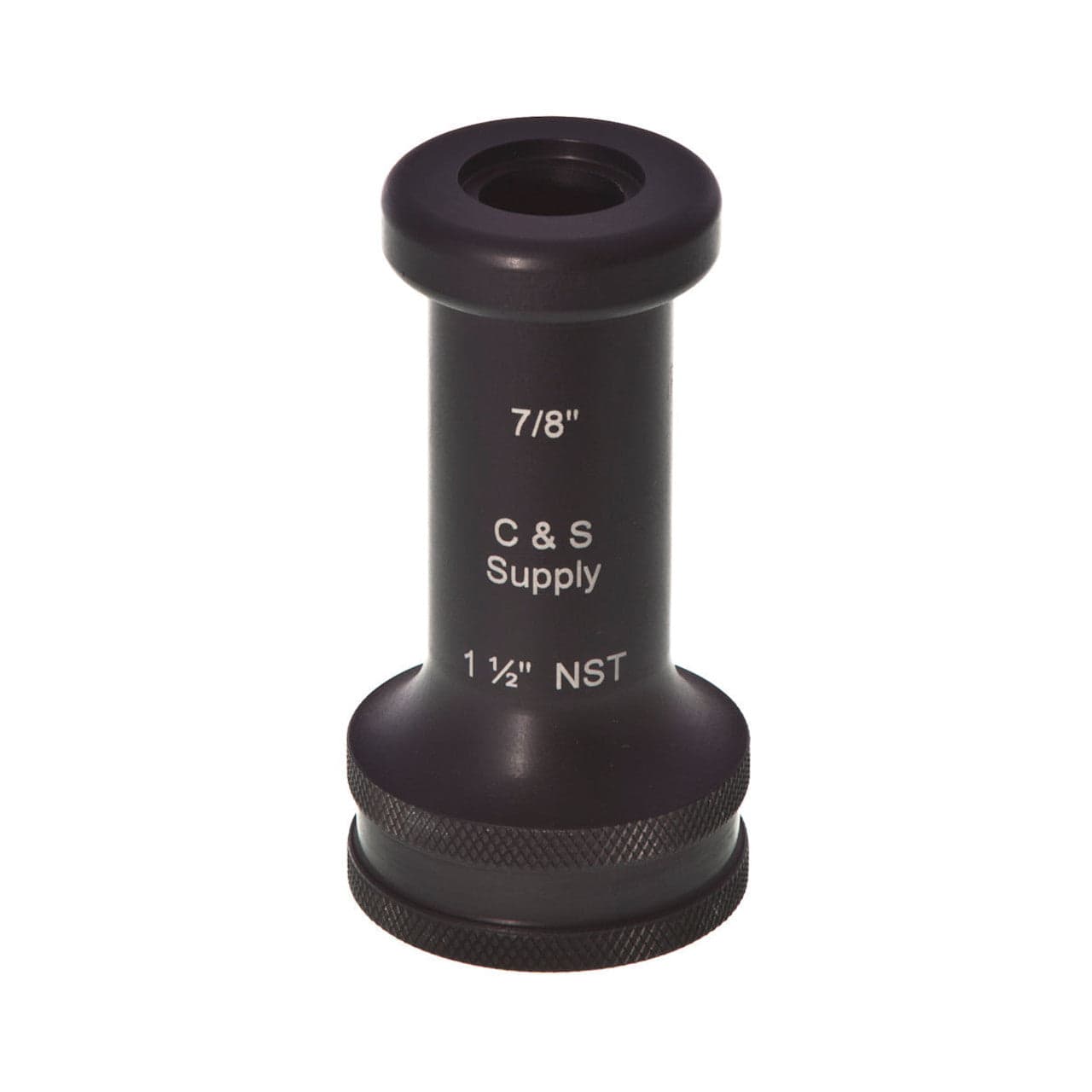 C & S Supply Nozzles Fire_Safety_USA C & S Supply 1 1/2" Straight Bore Nozzle with 7/8" Outlet