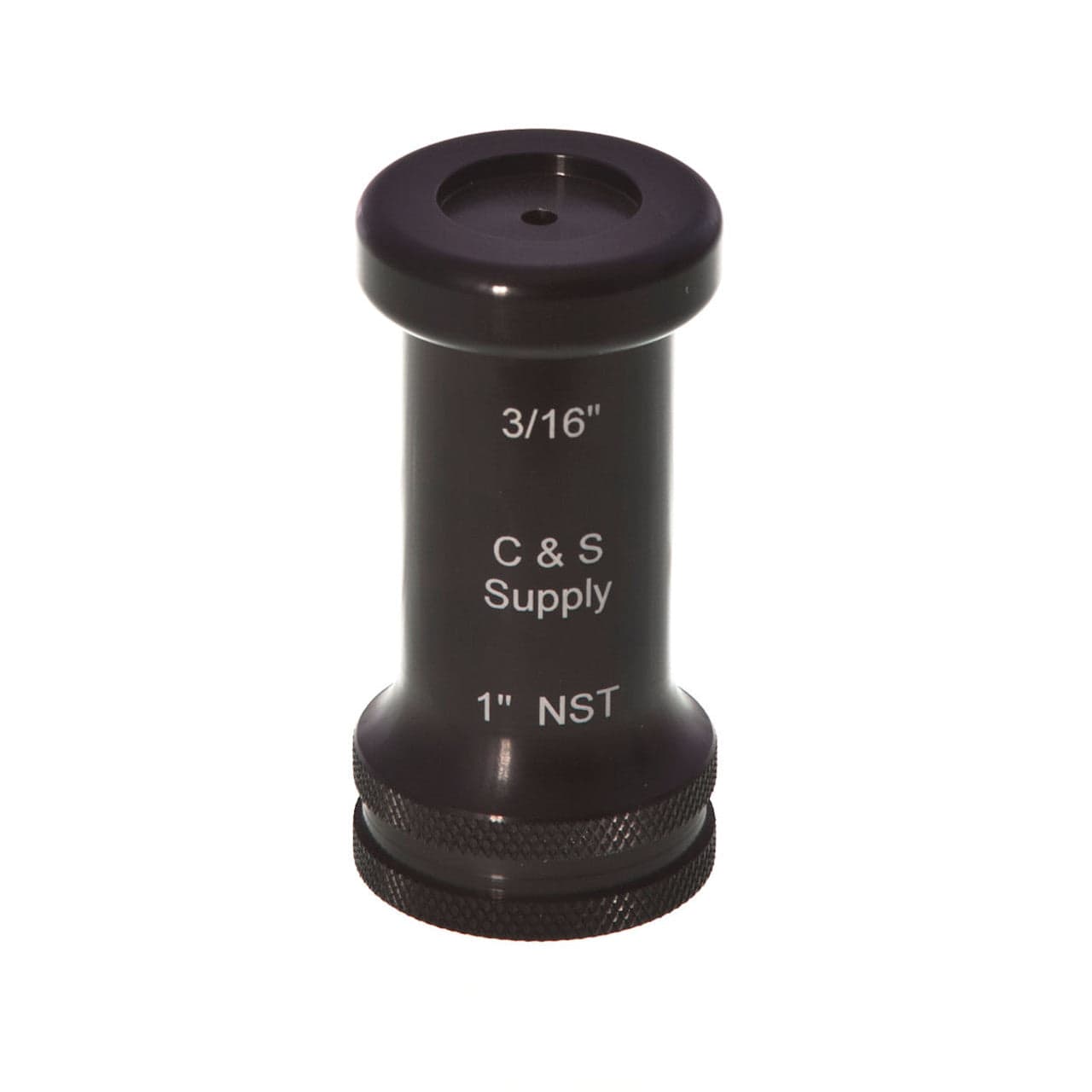 C & S Supply Nozzles Fire_Safety_USA C & S Supply 1" Straight Bore Nozzle with 3/16" OUTLET