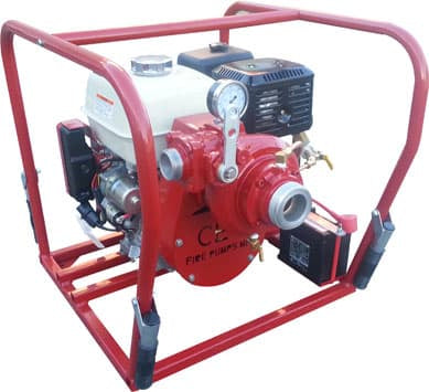 CET Portable Pumps Fire_Safety_USA CET 11hp High Pressure Skid Frame Pump - Electric Start