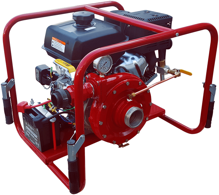 CET Portable Pumps Fire_Safety_USA CET 14hp Mid Range Pressure and Volume Pump - Electric Start