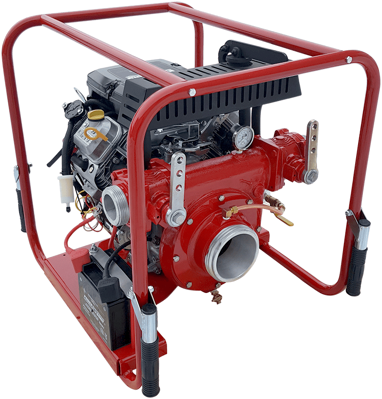 CET Portable Pumps Fire_Safety_USA CET 18hp High Volume Gas Powered Pump - Electric Start & 2 Delivery Outlets