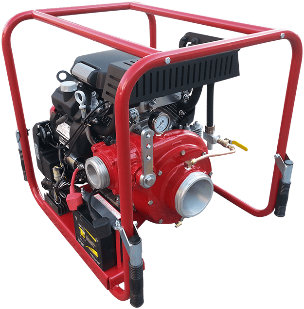 CET Portable Pumps Fire_Safety_USA CET 20hp High Volume Skid Frame Pump - 1 Delivery Outlet