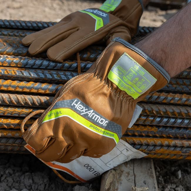 HexArmor Gloves Fire_Safety_USA Chrome SLT® 5071