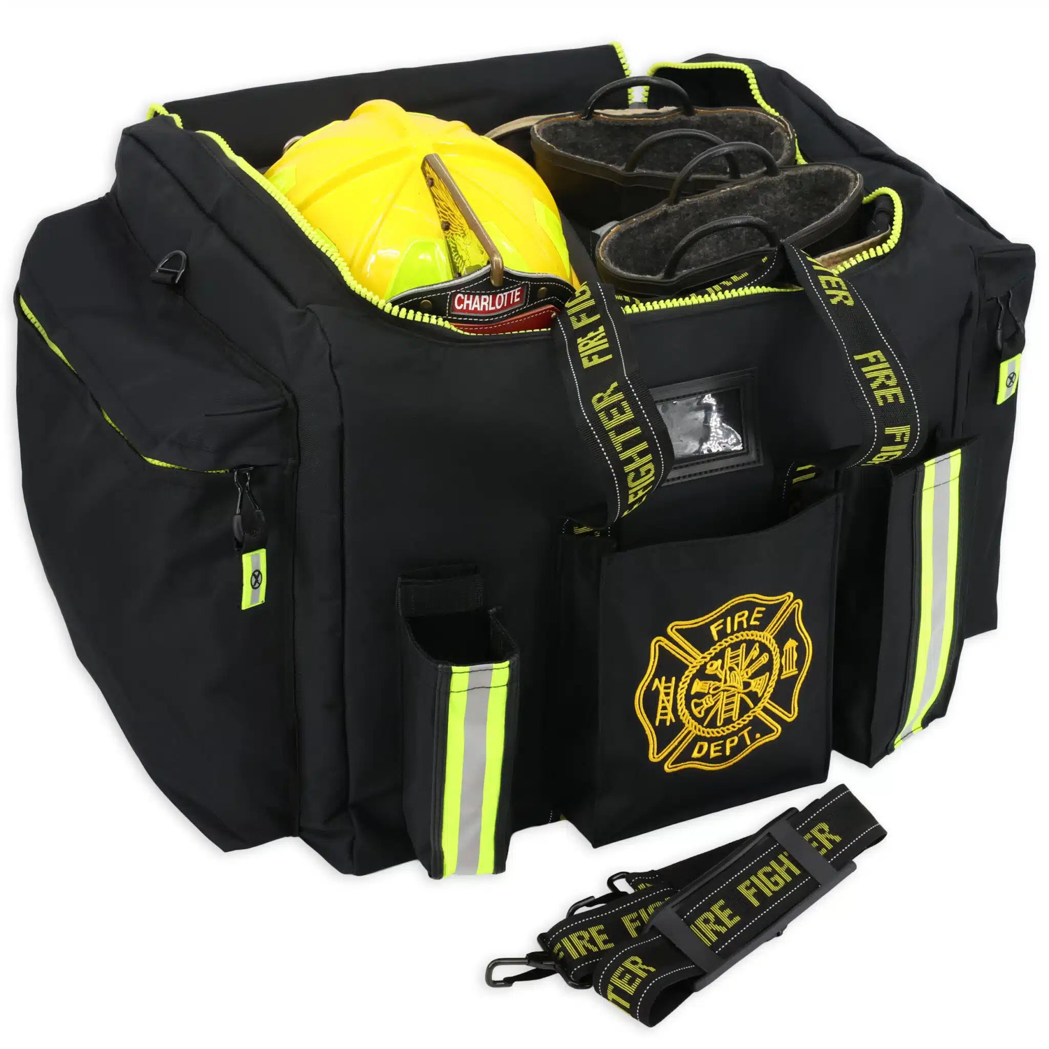 Lightning X Bags and Packs Fire_Safety_USA Clearance Lightning X Padded Step-In Turnout Gear Bag - Black