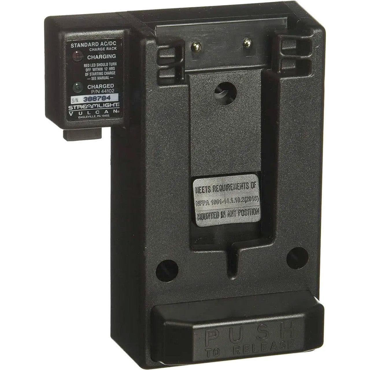 Streamlight Flashlight Accessories Fire_Safety_USA Clearance Streamlight Vulcan Standard System Mounting/Charging Rack - Black