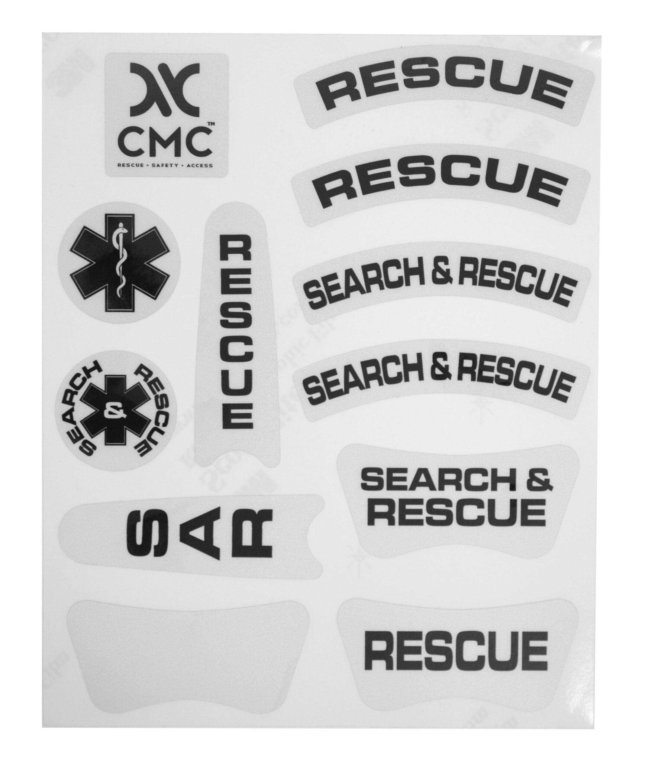 CMC Helmet Fire_Safety_USA CMC KASK Helmet Decal Set