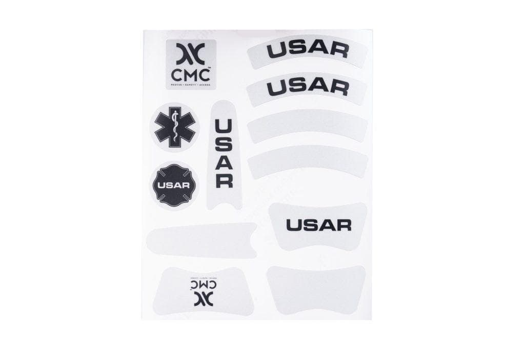 CMC Helmet Fire_Safety_USA CMC KASK Helmet Decal Set