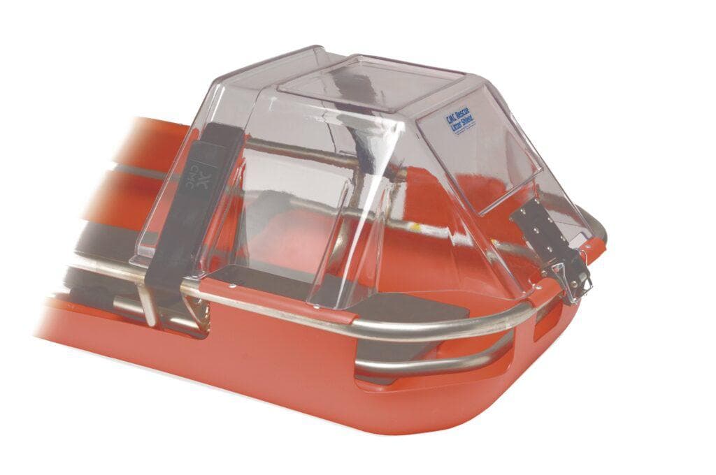 CMC Patient Care and Transport Fire_Safety_USA CMC Litter Shield Railing Clamp