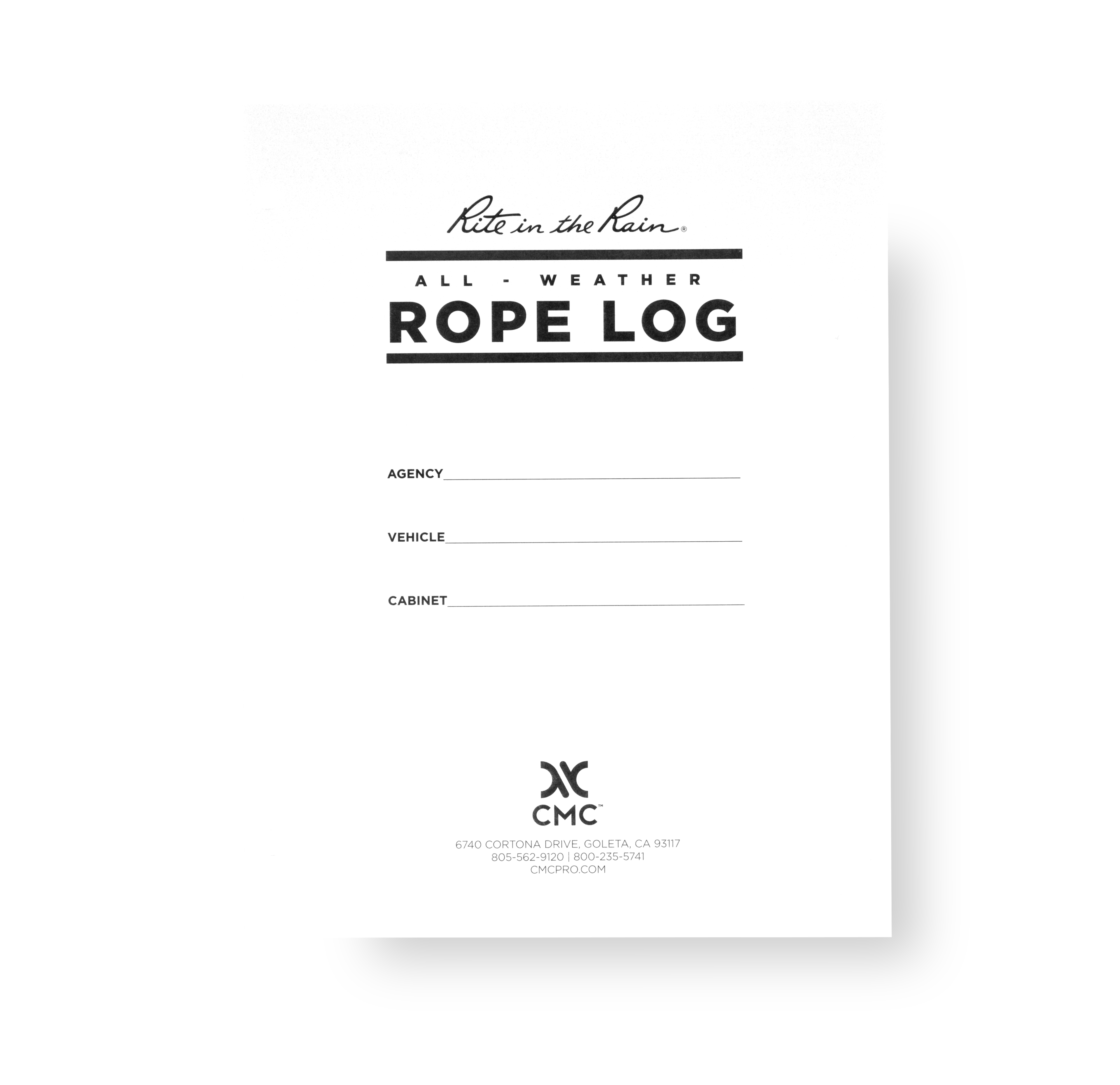 CMC Rope and Web Fire_Safety_USA CMC Rope Log