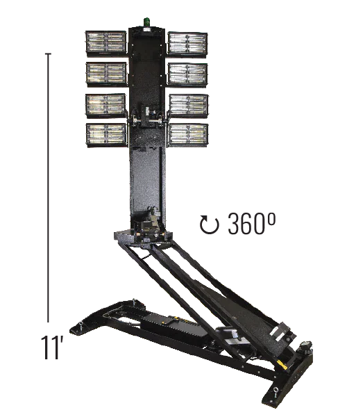 Command Light Light Tower Fire_Safety_USA Command Light CL SERIES 4 Head Light Tower