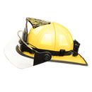 FoxFury Headlamps Fire_Safety_USA Command+ LoPro White & Green LED Helmet Light - AA