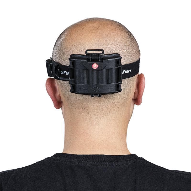 FoxFury Headlamps Fire_Safety_USA Command+ Tilt White & Amber LED Headlamp / Helmet Light
