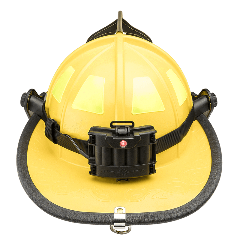 FoxFury Headlamps Fire_Safety_USA Command White LED Helmet Light - LoPro