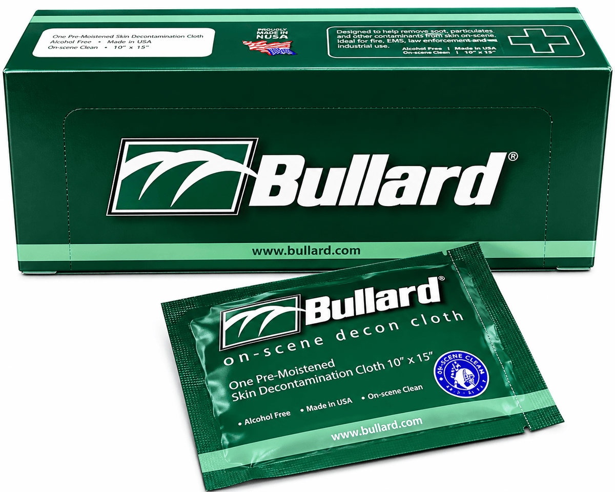 Bullard Firewipes Fire_Safety_USA Decon Cloths (Box of 20 Wipes)