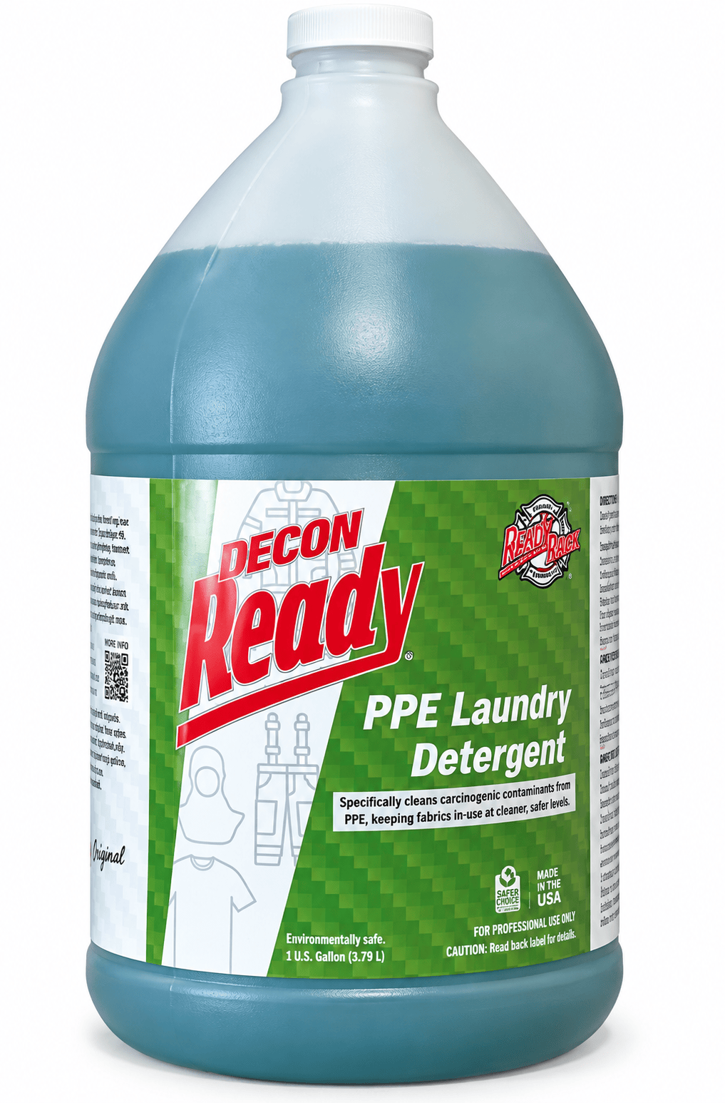 Ready Rack Washing/Drying Equipment Fire_Safety_USA Decon Ready™ PPE Laundry Detergent – 1 Gallon