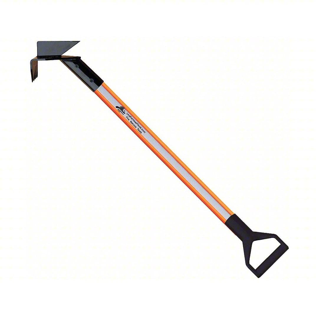 LeatherHead Tools Pike Pole Fire_Safety_USA Drywall Hook Pike Pole Dog Bone I-Beam with D-Handle