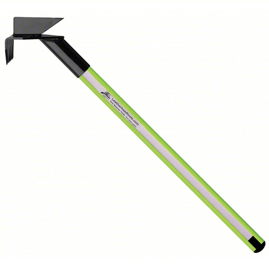 LeatherHead Tools Pike Pole Fire_Safety_USA Drywall Hook Pike Pole Dog Bone I-Beam with Rubber Bumper