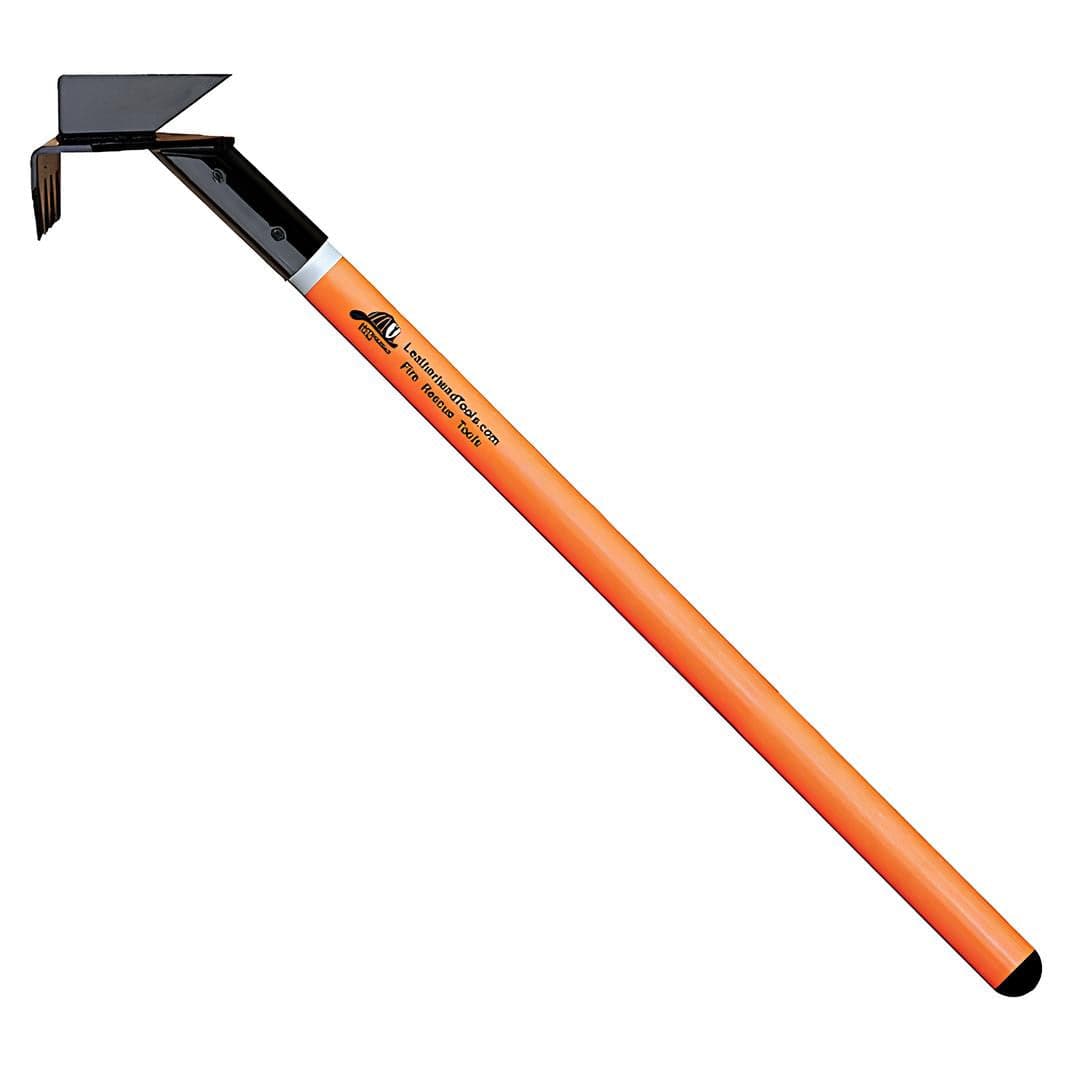 LeatherHead Tools Pike Pole Fire_Safety_USA Drywall Hook Pike Pole Pro Lite with Rubber Bumper