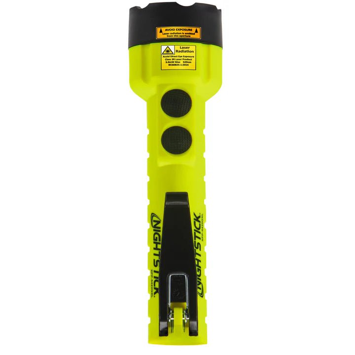 Nightstick Flashlight Fire_Safety_USA Dual-Light Flashlight w/Green Laser