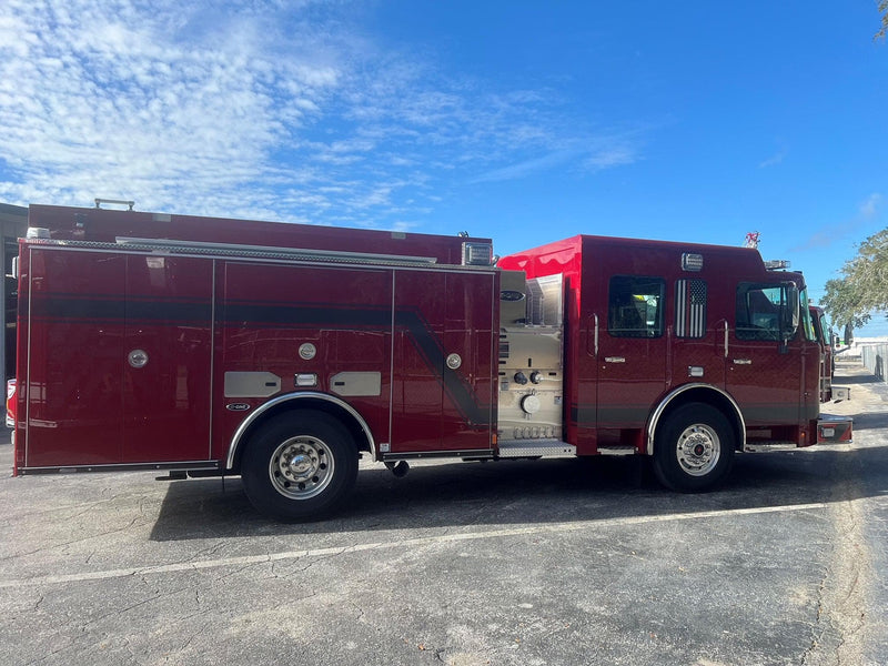 E-ONE Fire Truck Fire_Safety_USA E-One AFT Side Mount Pumper