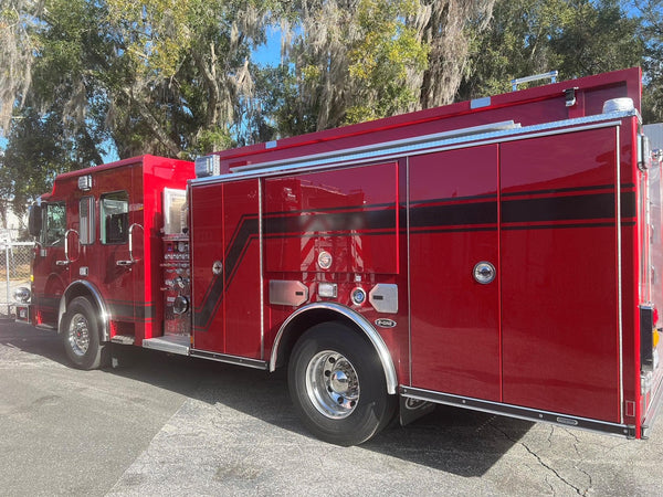 E-ONE Fire Truck Fire_Safety_USA E-One AFT Side Mount Pumper